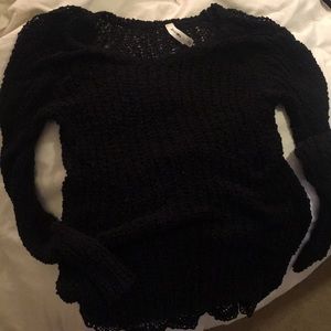 Black Bethany Mota Size XL oversized sweater